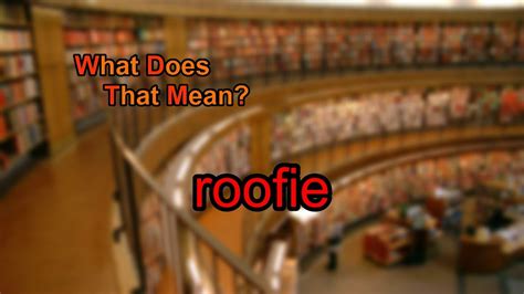 roofied meaning|how does roofie work.